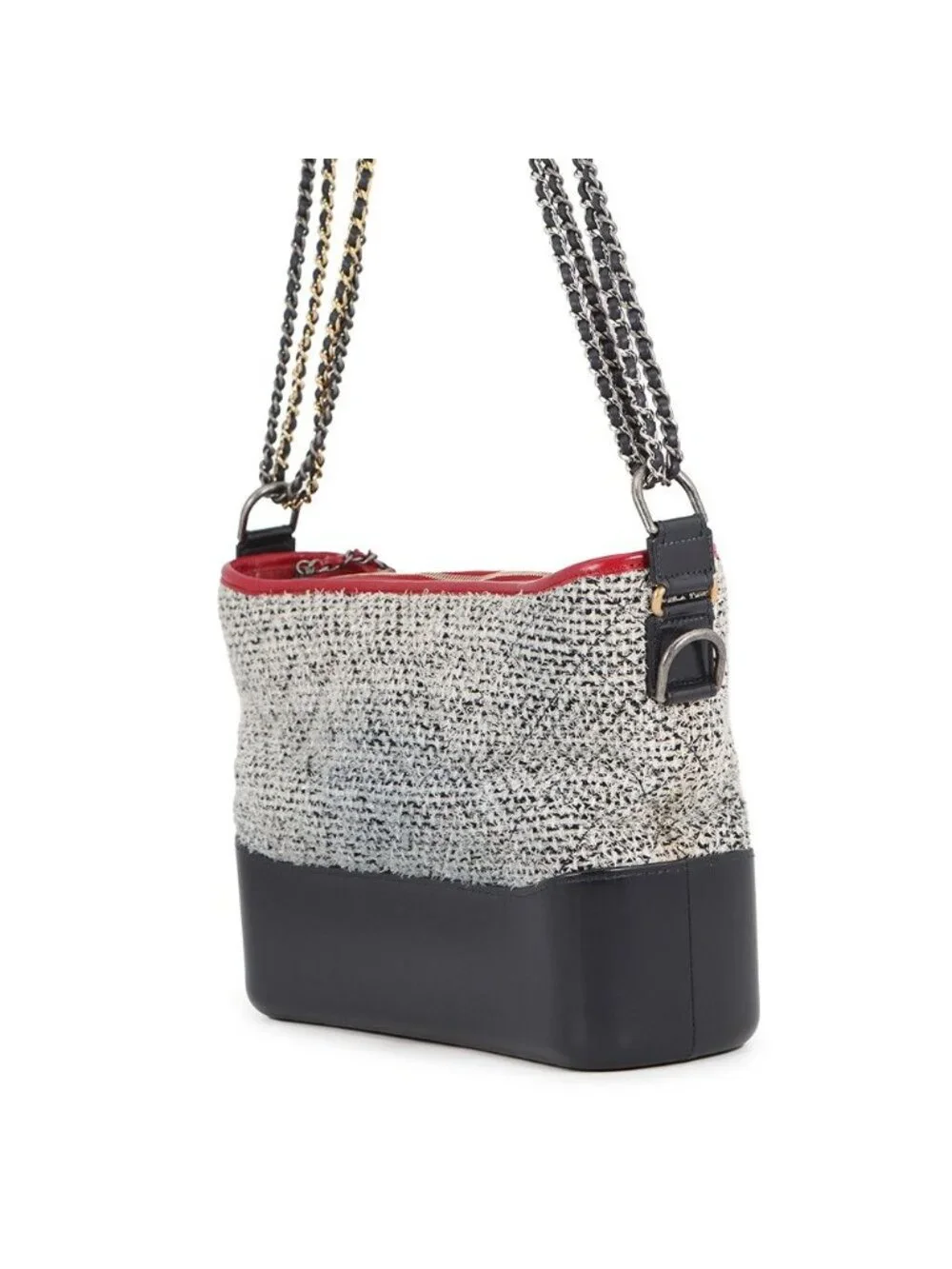 Chanel Chain Shoulder Bag Gabriel de Hobo Tweed